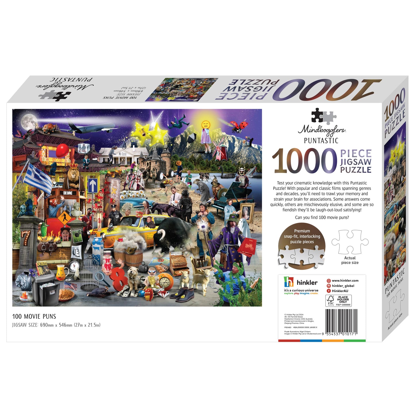 1000pc Puntastic - Movies