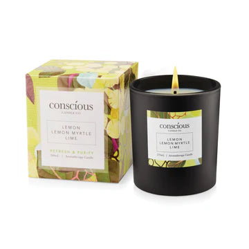 Lemon, Lemon Myrtle & Lime Aromatherapy Candle 300mL