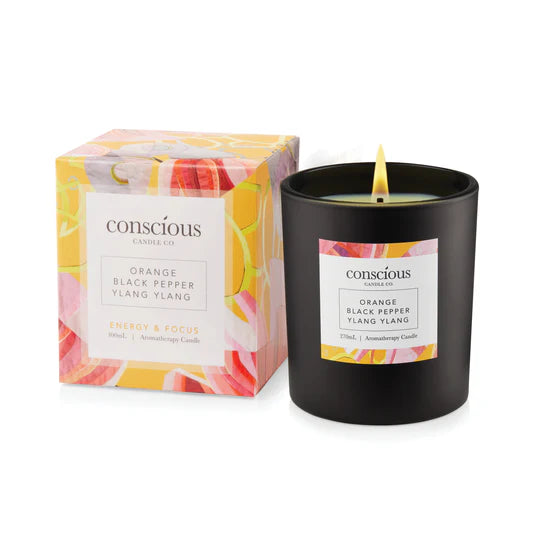 Orange, Black Pepper & Ylang Ylang Aromatherapy Candle 300mL