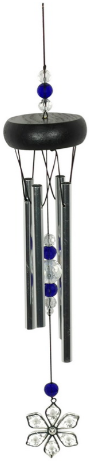 Glass Glitzie Bead Wind Chime