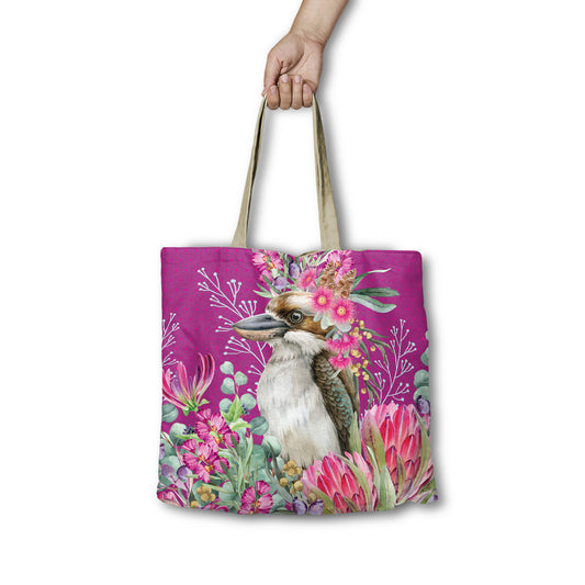 Blush Kookaburra Shopping Bag