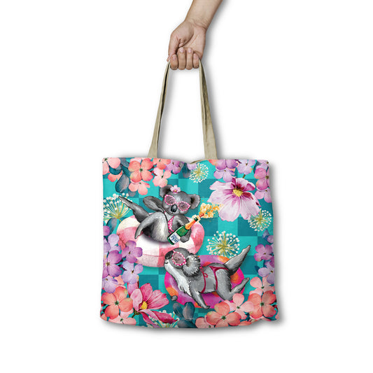 Koala Pool Party Shopping Bag