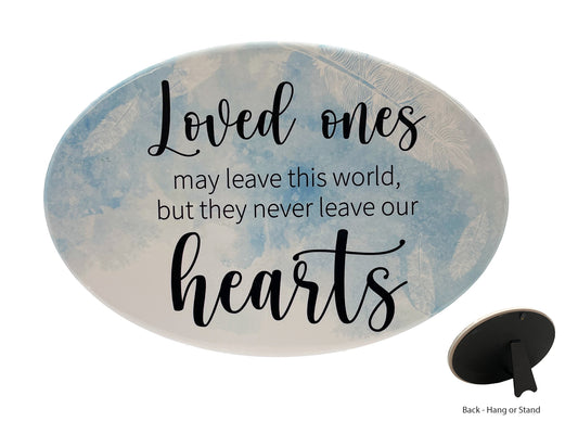 Oval Plaque - Loved Ones