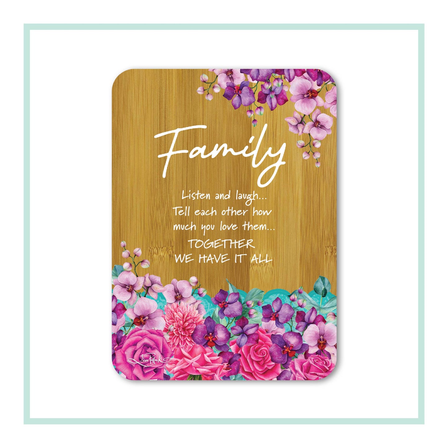 Rose Bouquet Family Plaque