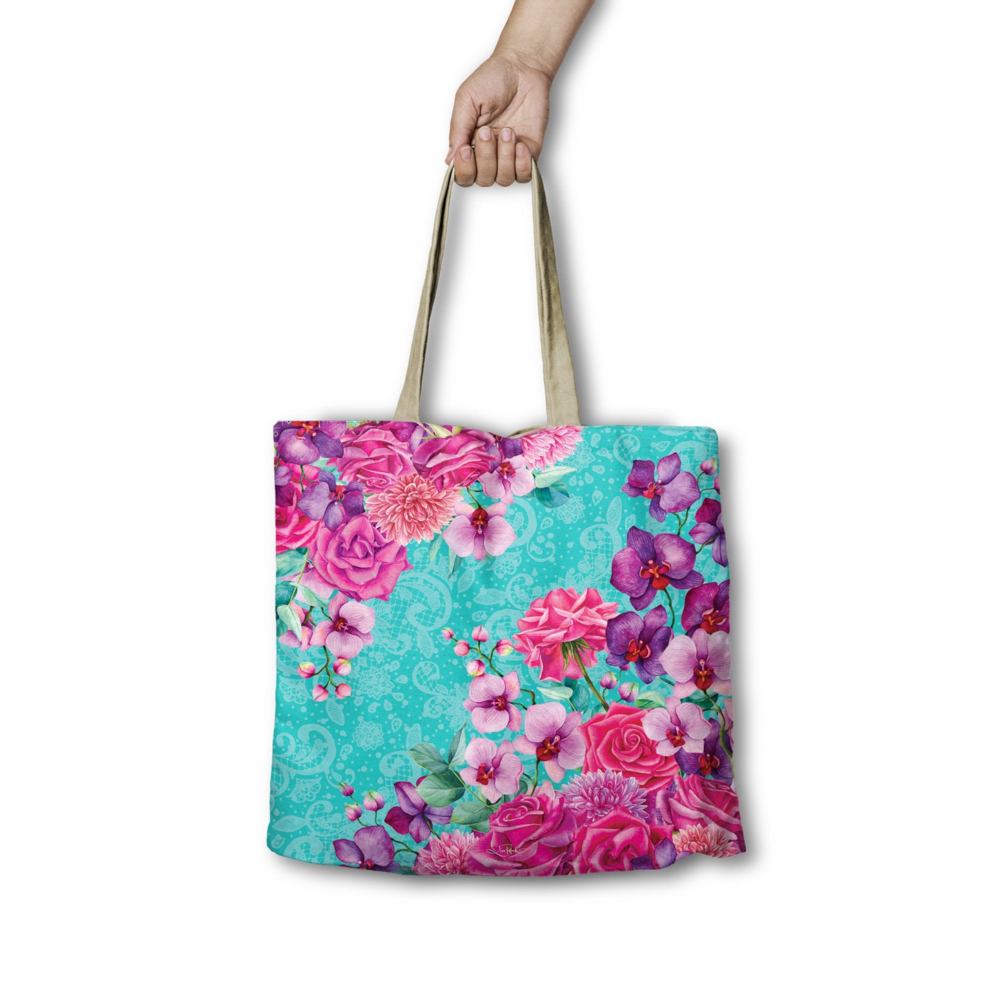 Rose Bouquet Shopping Bag