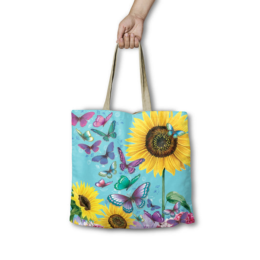 Sunny Butterflies Shopping Bag