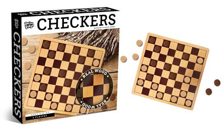 Wooden Checkers