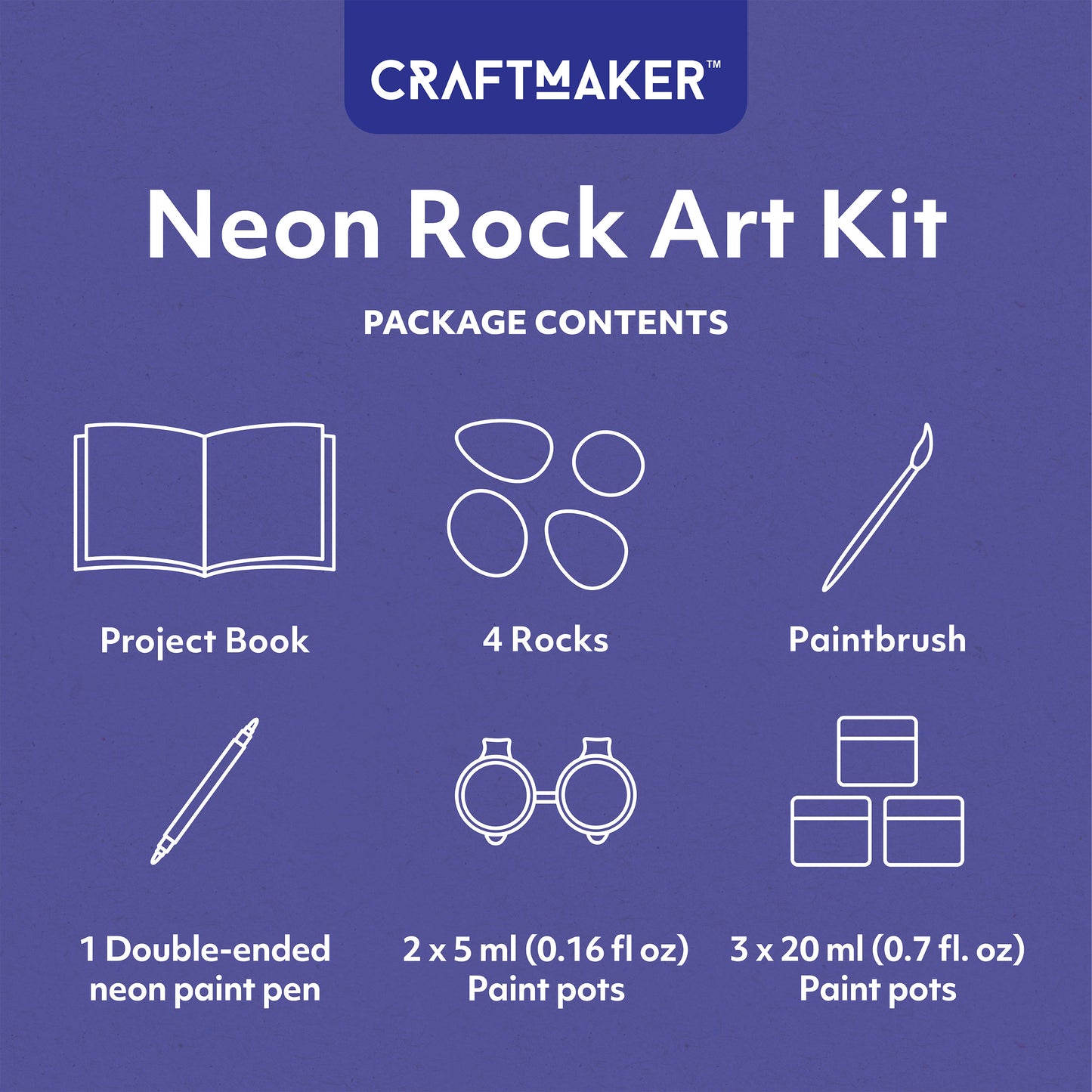 Neon Rock Art Kit