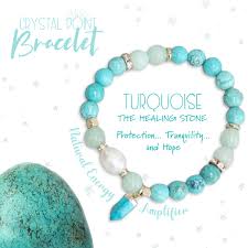 Crystal Point Bracelet - Turquoise