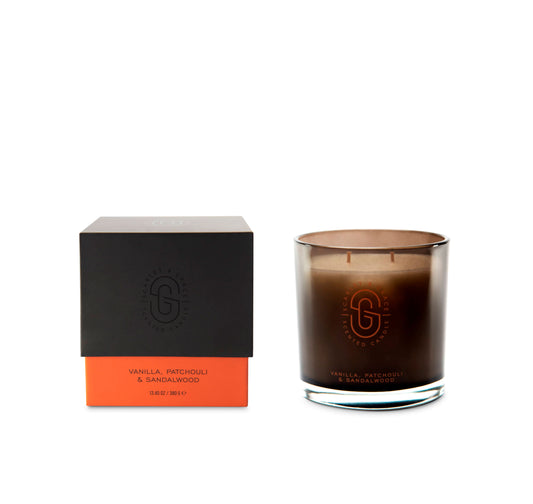 Vanilla, Patchouli & Sandalwood - 380g Candle